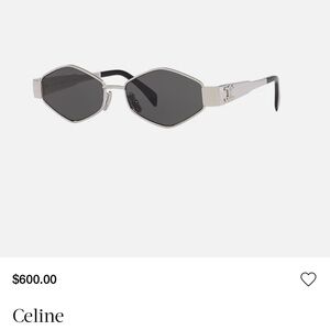 Celine CL40254U 16A Metal
Triomphe Silver Gray